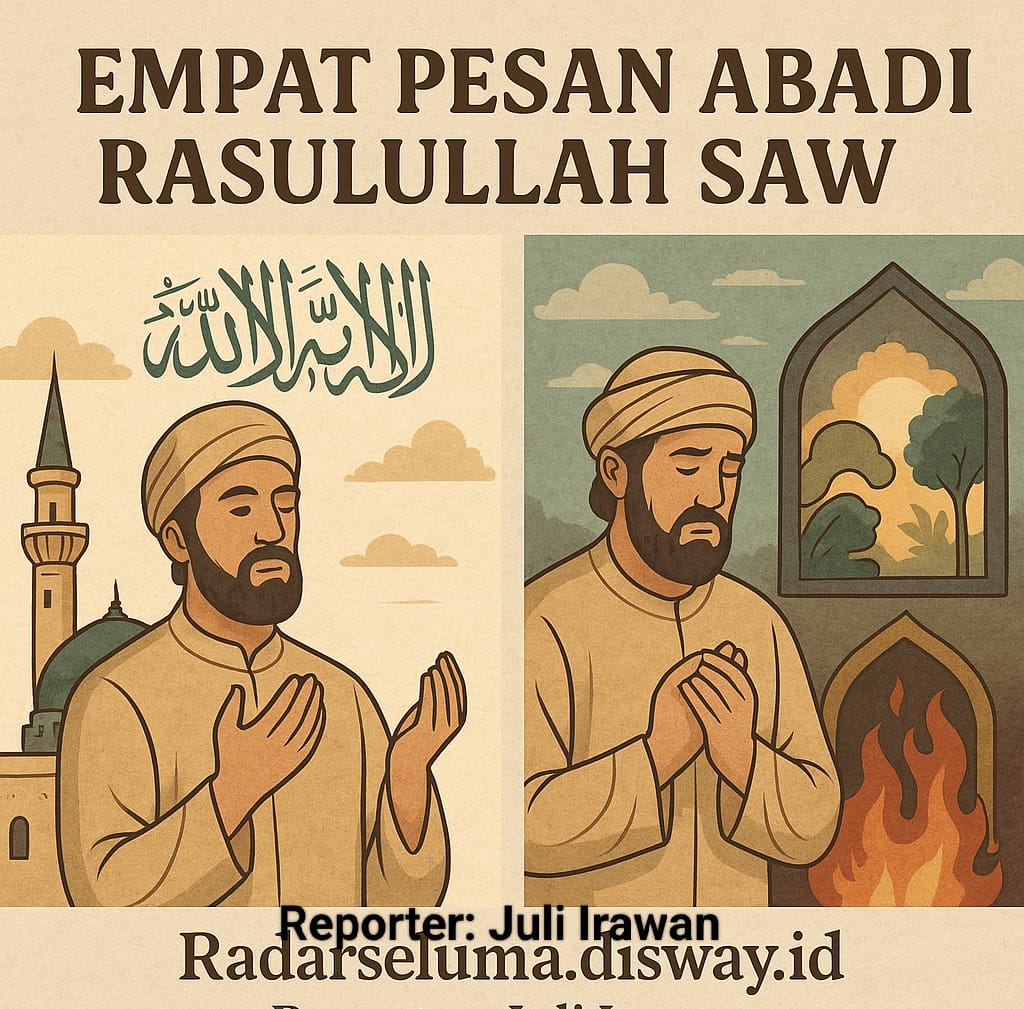 Empat Pesan Abadi Rasulullah SAW: Istighfar, Syahadat, Doa Surga Neraka, dan Ridho Allah