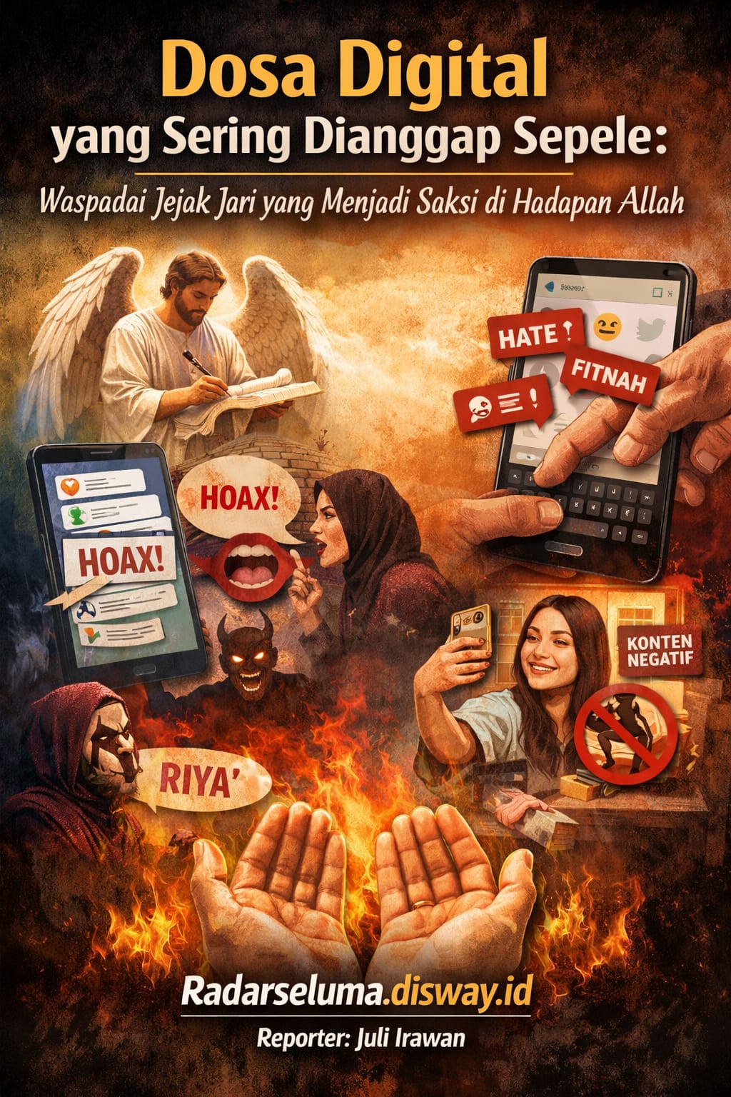 “Dosa Digital yang Sering Dianggap Sepele: Waspadai Jejak Jari yang Menjadi Saksi di Hadapan Allah”