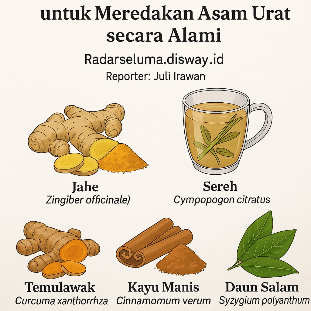 Ramuan Tradisional Berbasis Rempah-rempah untuk Meredakan Asam Urat secara Alami