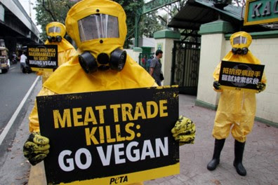   Relawan PETA Ajak Berkumpul di Pasar Jatinegara, Imbau Pengunjung Jadi Vegan