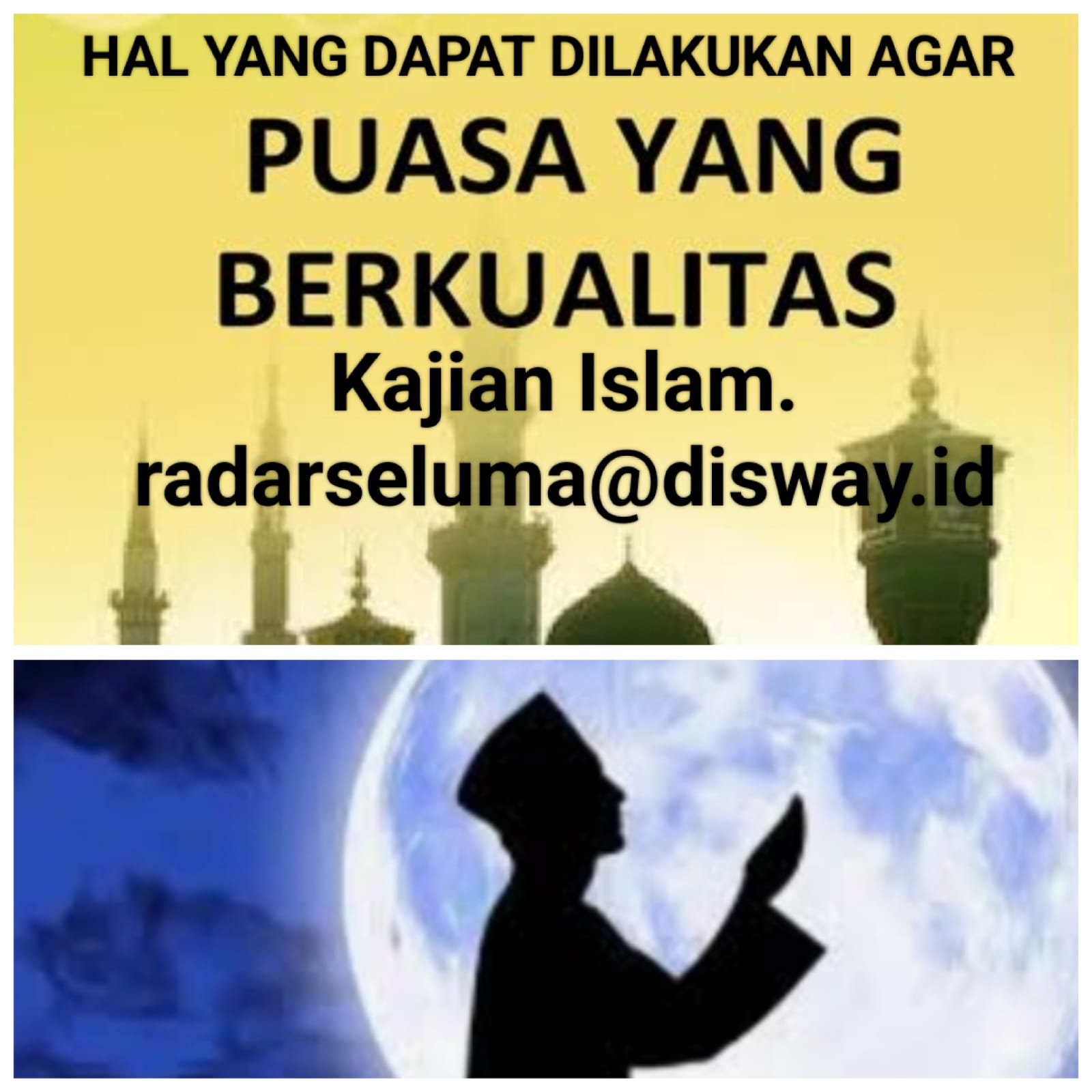 Kamu Ingin Puasa Ramadhan Mu Berkualitas Di Sisi Allah SWT..?? Lakukan 6 Hal Berikut Ini