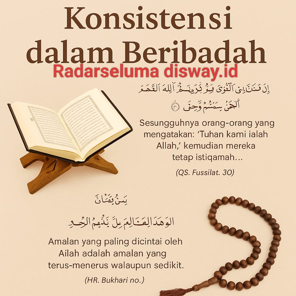 Keutamaan Konsistensi dalam Beribadah