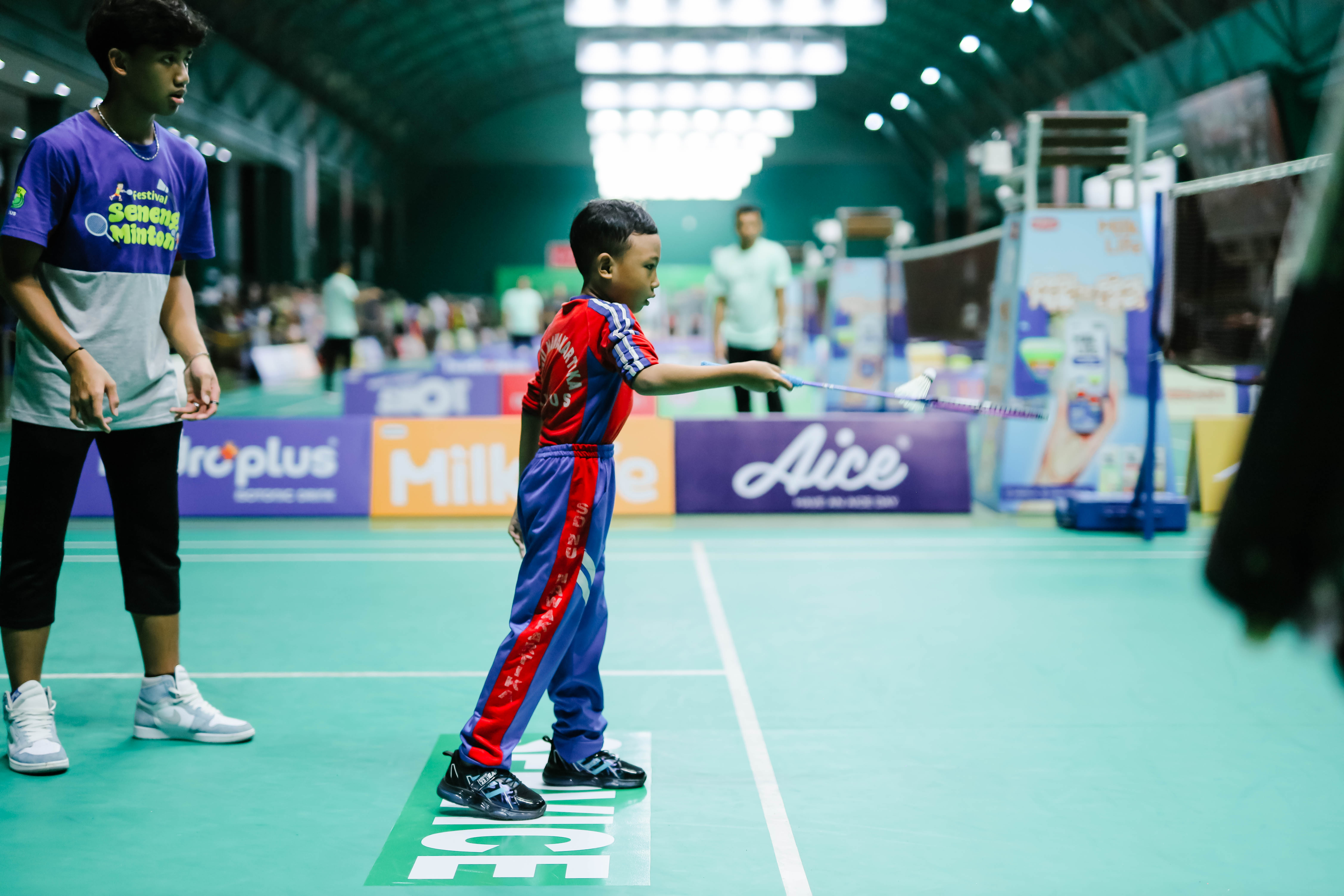  Pembibitan Generasi Emas Bulu Tangkis di Kudus, Aice Support  Festival SenengMinton 2024     