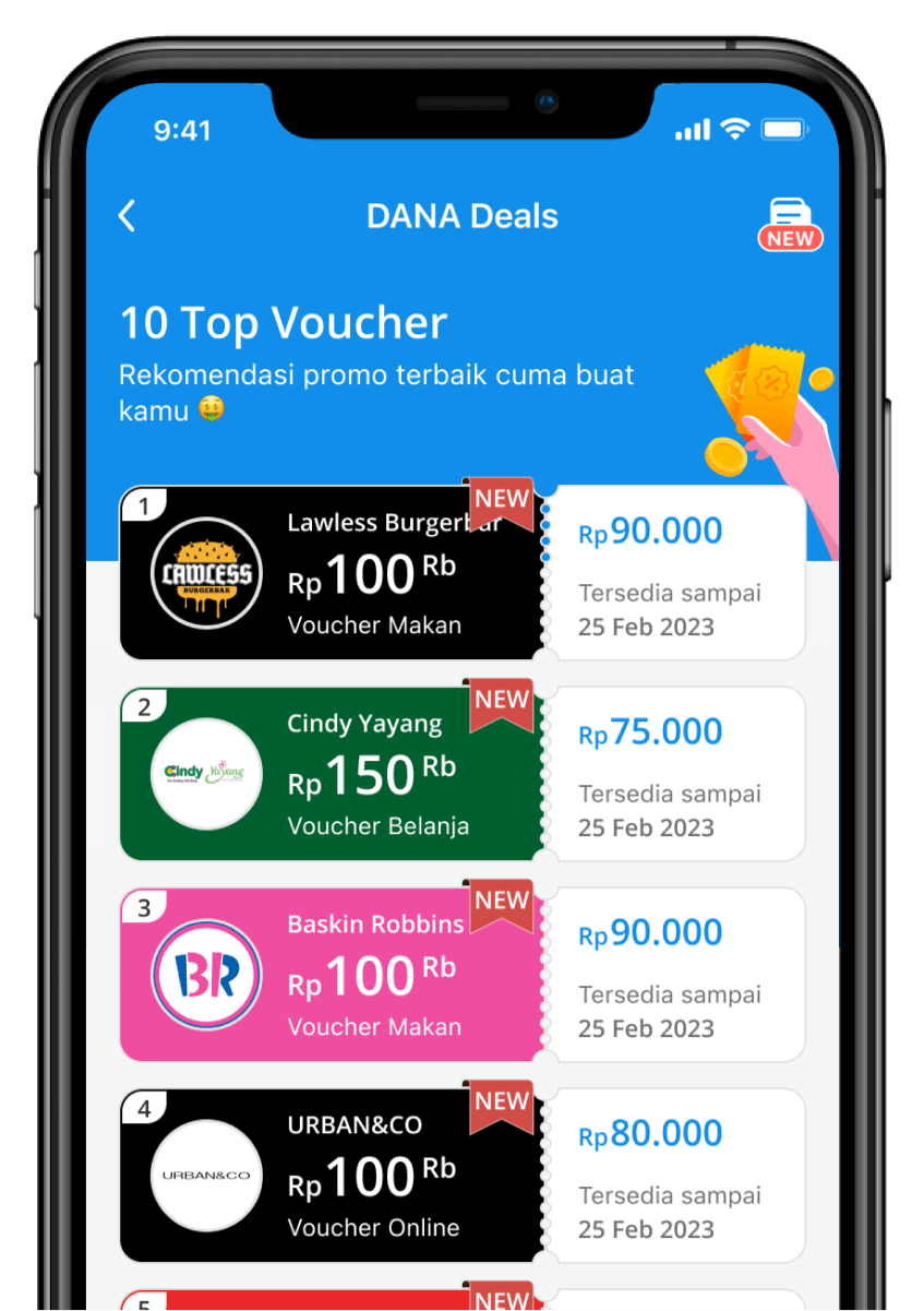 6 Voucher DANA Deals Mulai Seribuan, Belanja Hemat Gak Harus Mahal!