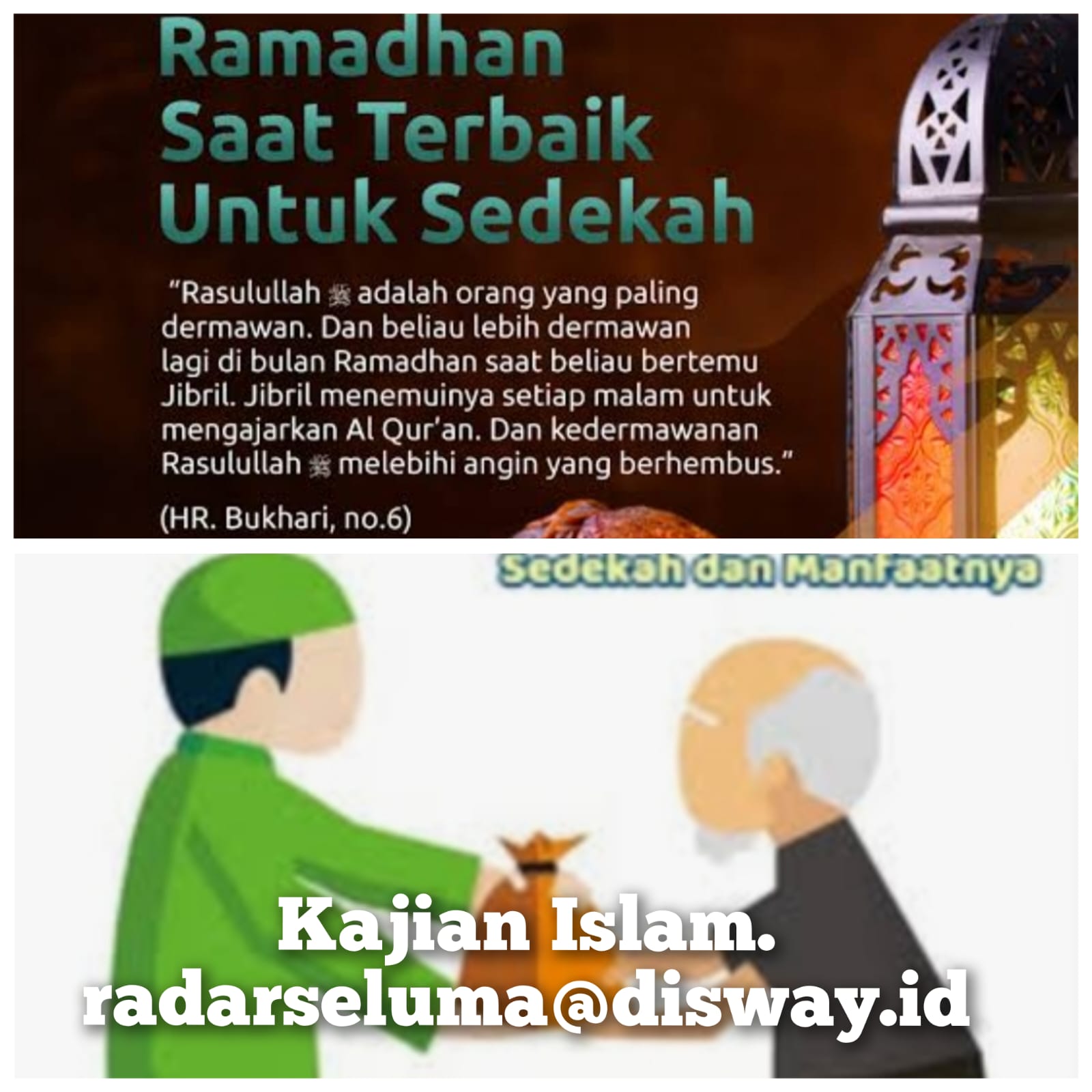 4 Keutamaan Bersedekah di Bulan Suci Ramadan, Diantaranya Menyambung Silahturahmi.