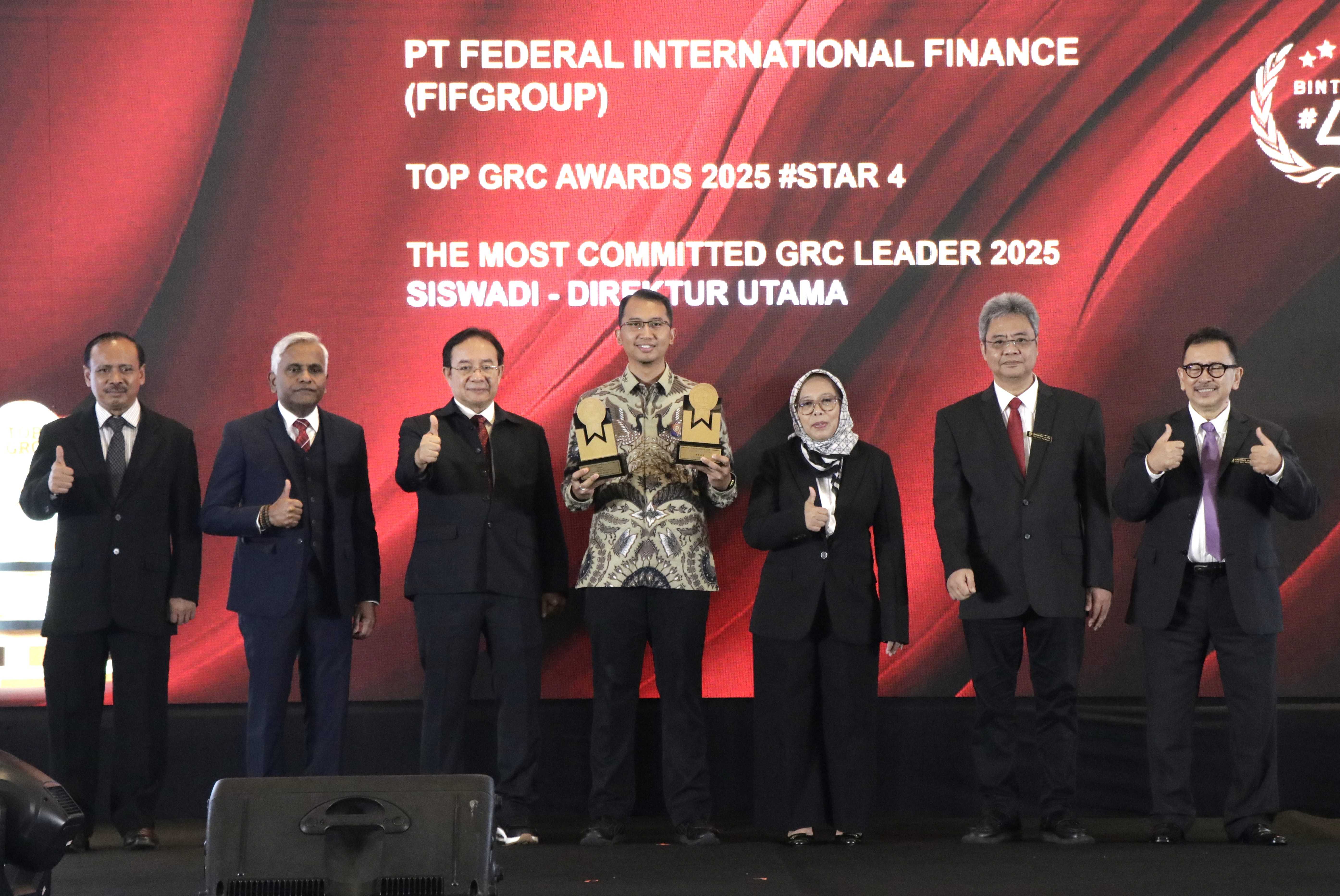     Tata Kelola Baik, FIFGROUP Raih Penghargaan TOP GRC 2025   