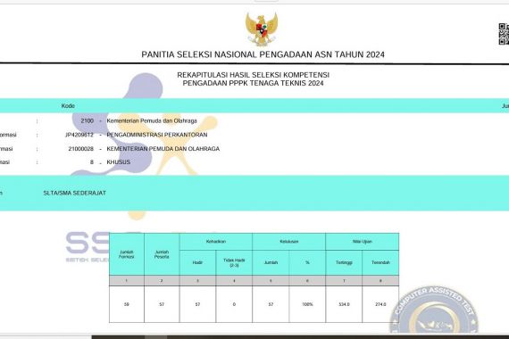 Inilah Daftar Instansi yang Sudah Umumkan Kelulusan PPPK Tahap 2 Sampai Saat Ini! Cek Berkala Disini