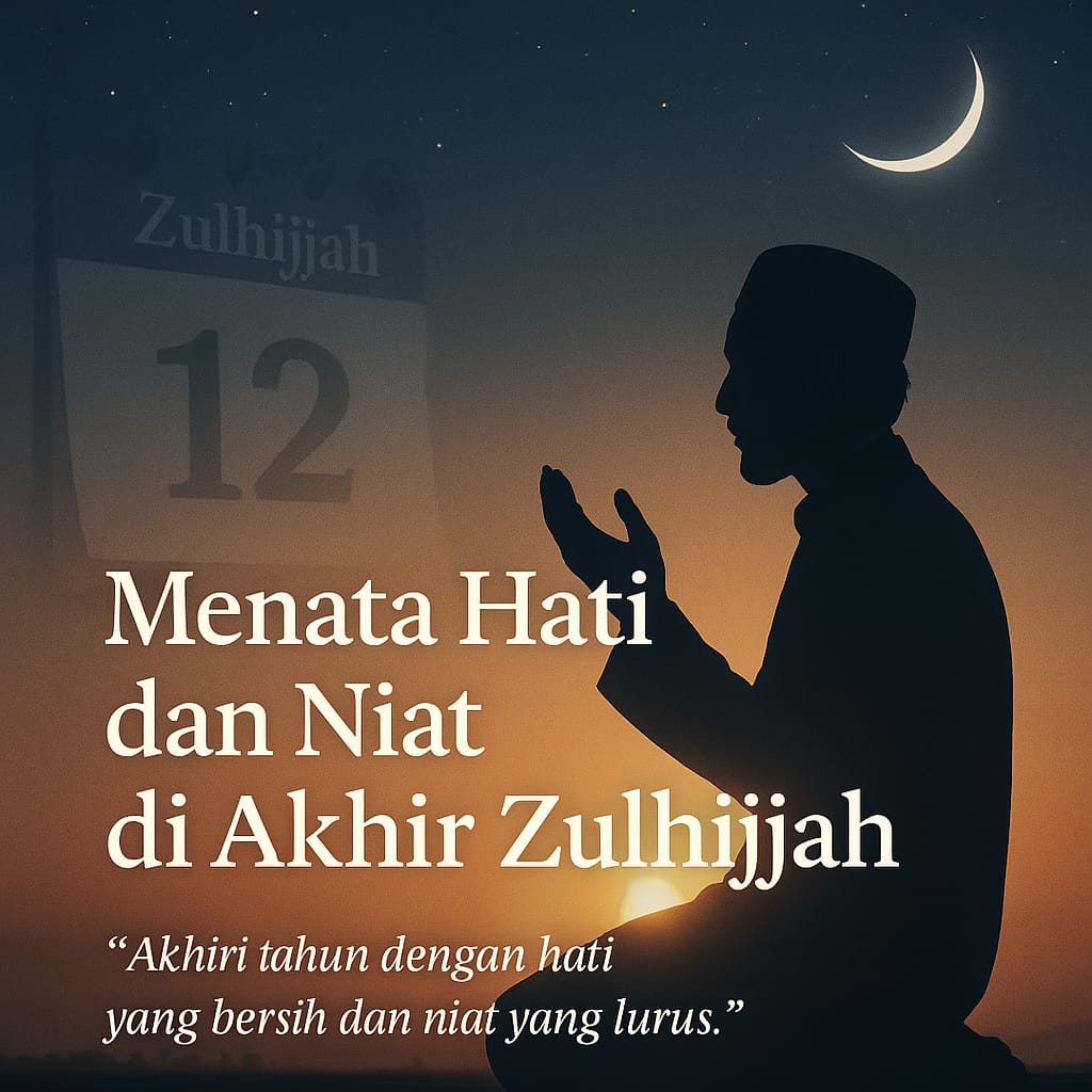 Menata Hati dan Niat di Akhir Zulhijjah