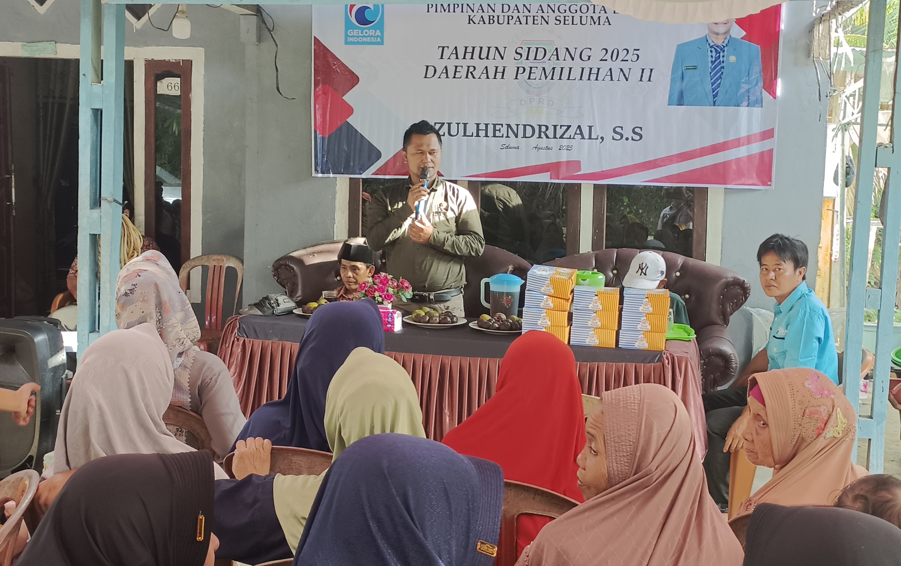 Zulhendrrizal, S.S Anggota DPRD Seluma Jaring Asperasi Gelar Reses di Desa Air Teras Masa Sidang Tahun 2025