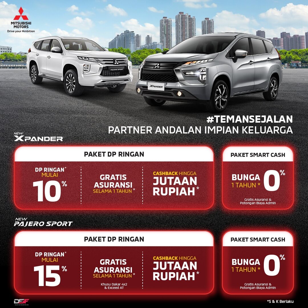  Ada Program Penjualan Mitsubishi Motors September 2023, Beli pajero Sport Dapat Diskon Jutaan Rupiah 