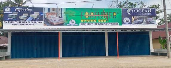 Toko Furniture 3 M, Buka di Padang Pelawi Seluma