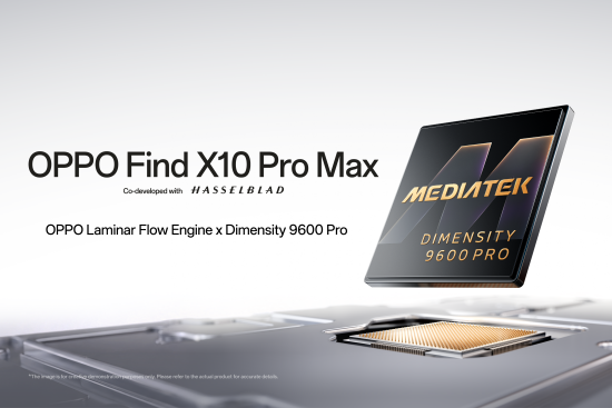  OPPO Find X10 Pro Max to Debut Globally with MediaTek’s 2nm Flagship Dimensity 9600 Pro