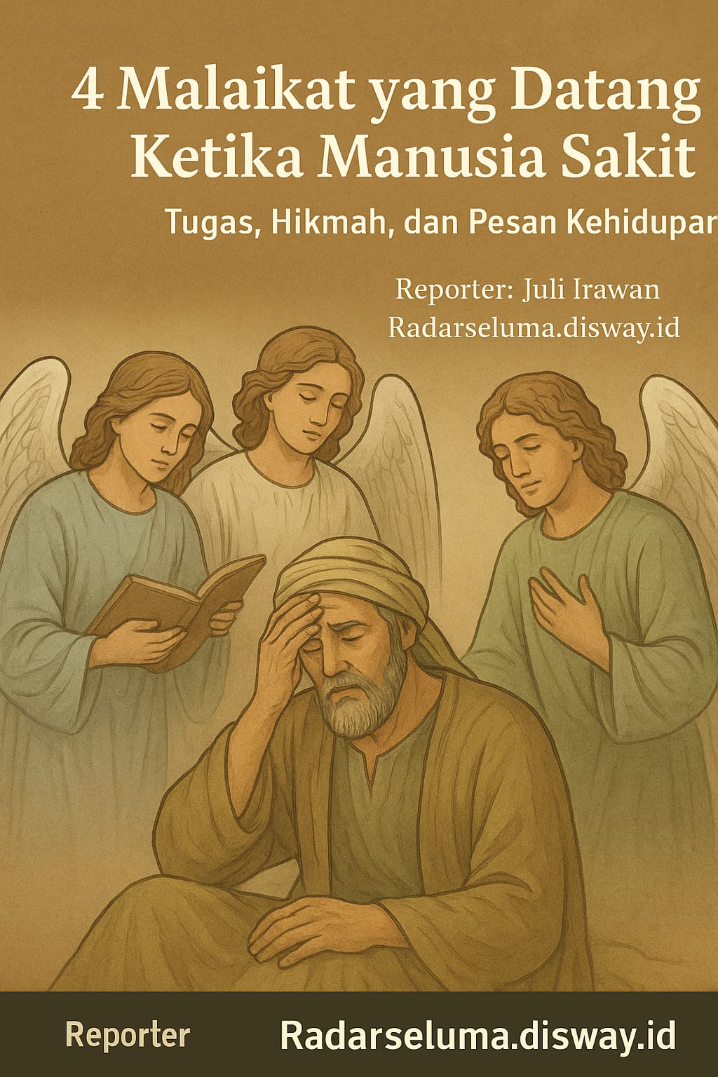 Inilah 4 Malaikat yang Datang Ketika Manusia Sakit: Tugas, Hikmah, dan Pesan Kehidupan