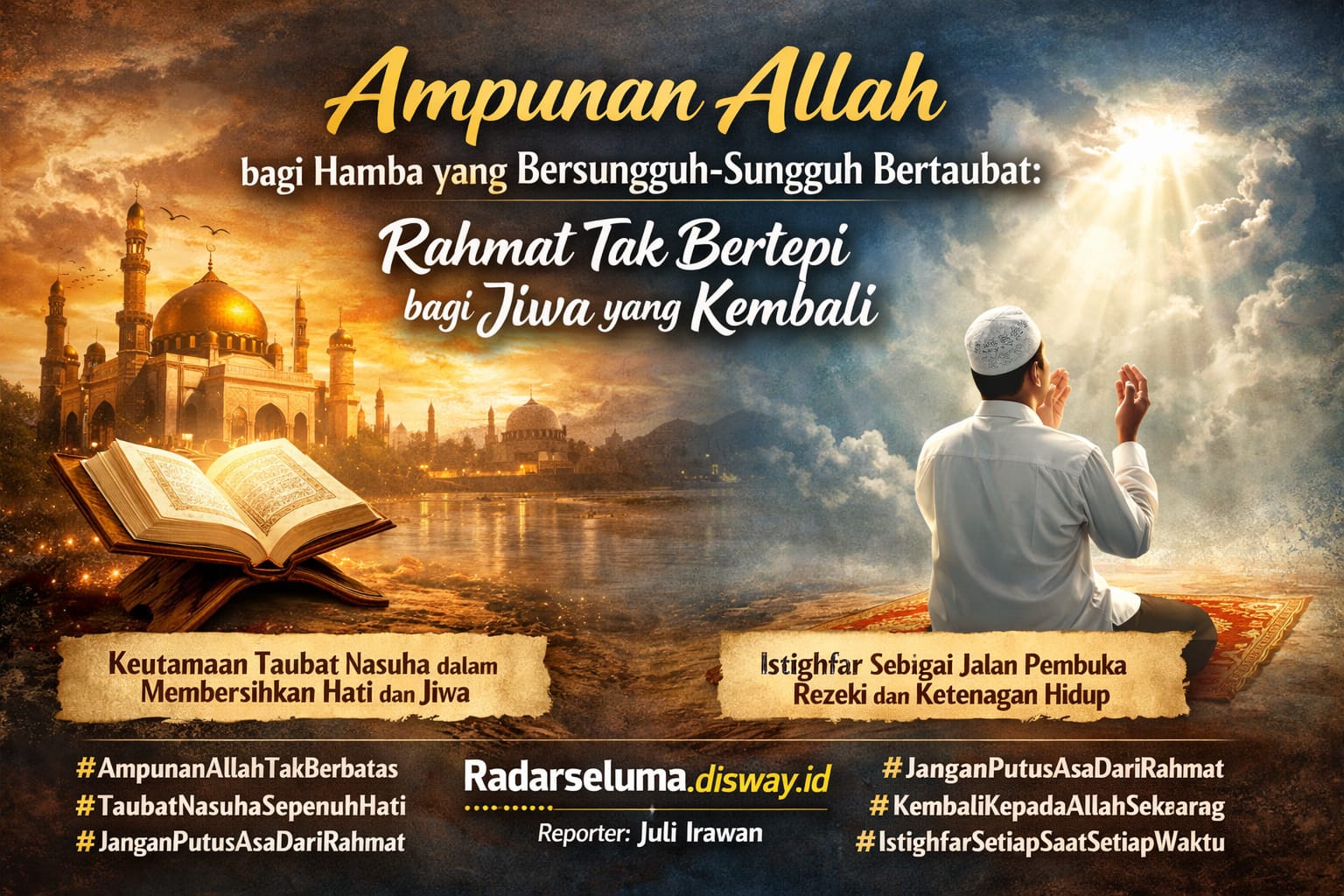 Ampunan Allah bagi Hamba yang Bersungguh-Sungguh Bertaubat: Rahmat Tak Bertepi bagi Jiwa yang Kembali