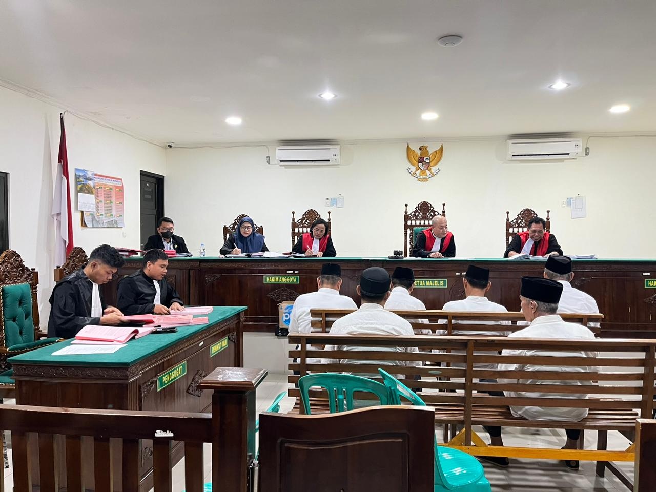  Tujuh Terdakwa Korupsi Pembebasan Lahan Perkantoran Pemkab Seluma  Dituntut Jaksa