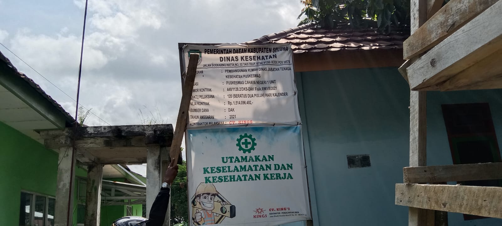 Jaksa Pulbaket Bangunan Dinkes Terbengkalai