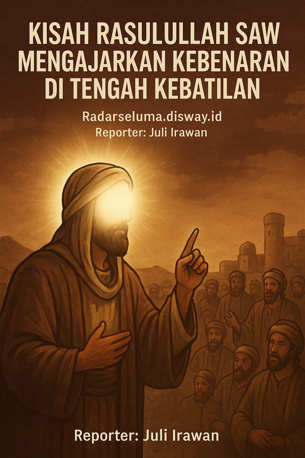 Kisah Rasulullah SAW Mengajarkan Kebenaran di Tengah Kebatilan