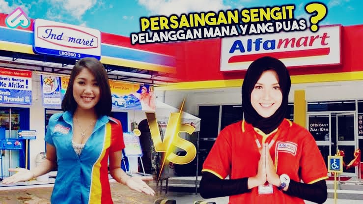 Persaingan Indomaret dan Alfamart Sangat Sengit...Bak Real Madrid Vs Barcelona