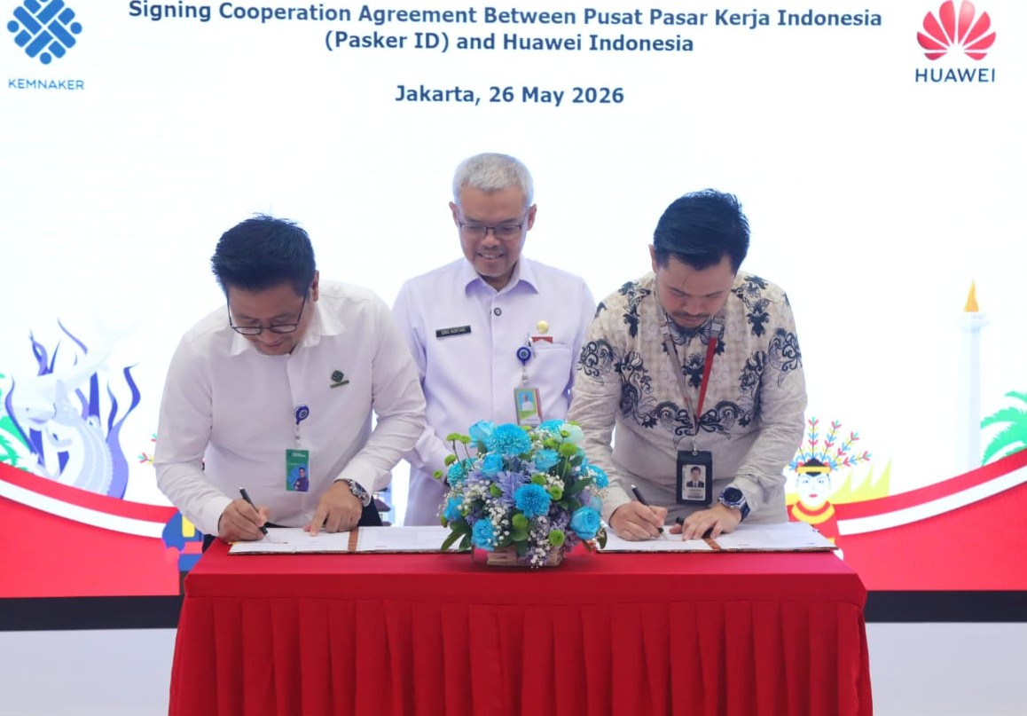 Kembangkan Program Magang, Kemnaker dan Huawei Indonesia Perkuat Kemitraan