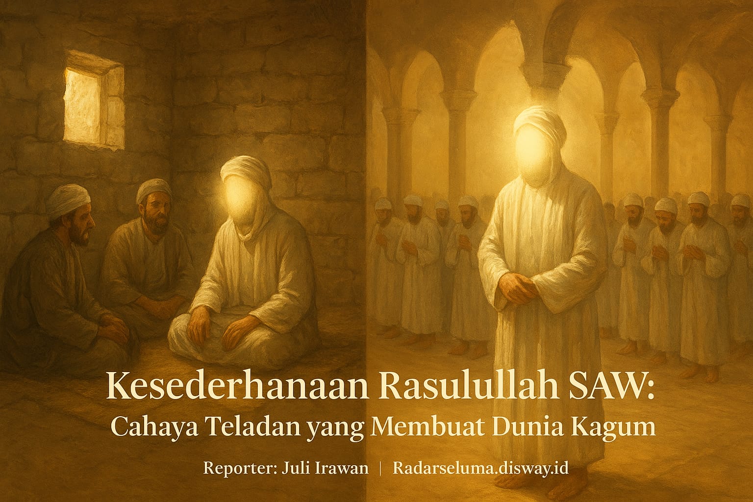 Kesederhanaan Rasulullah SAW: Cahaya Teladan yang Membuat Dunia Kagum