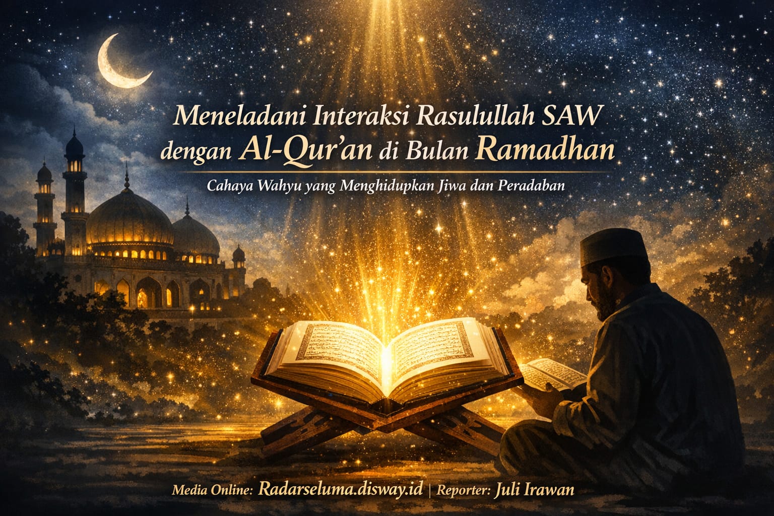 Meneladani Interaksi Rasulullah SAW dengan Al-Qur’an di Bulan Ramadhan: Cahaya Wahyu yang Menghidupkan Jiwa