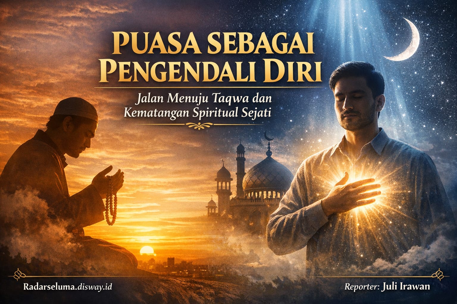 Puasa sebagai Pengendali Diri: Jalan Menuju Taqwa dan Kematangan Spiritual Sejati