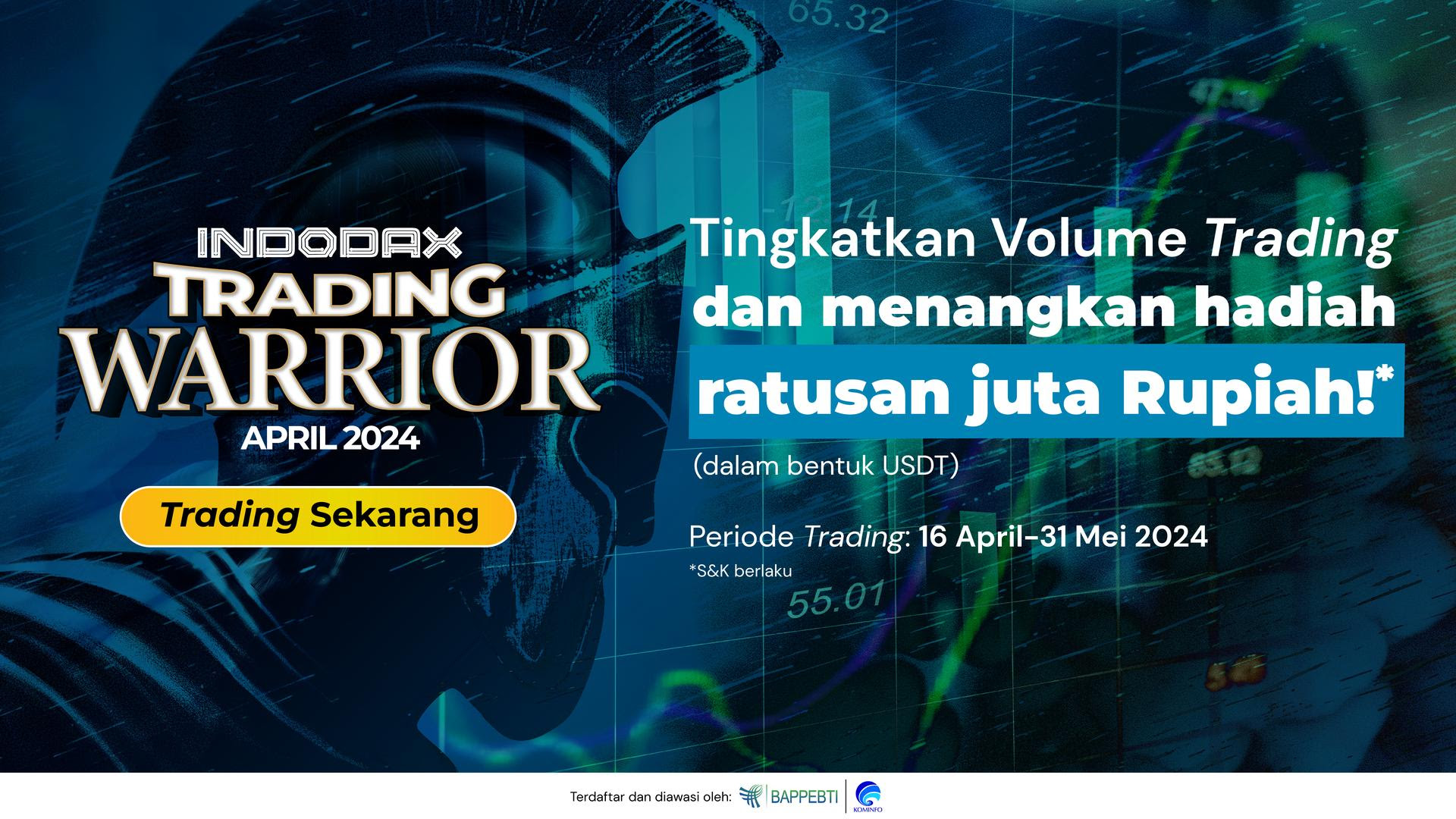  Trading Semakin Banyak, Raih Hadiah Ratusan Juta di Indodax