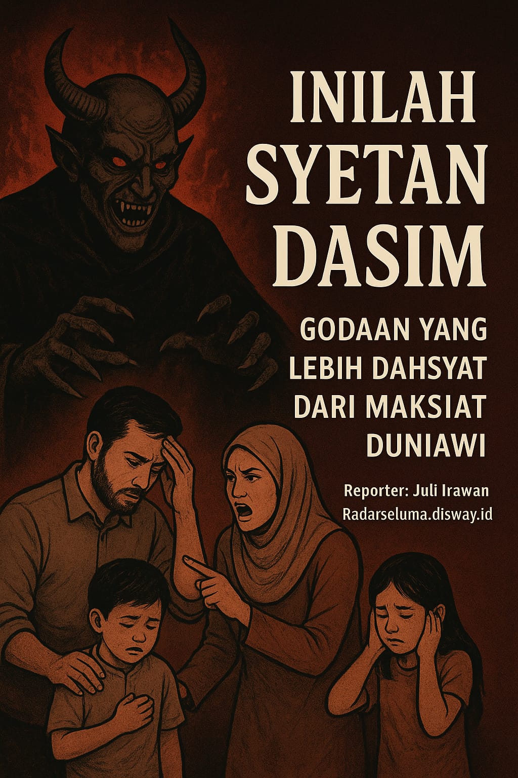 Inilah Syetan Dasim: Godaan yang Lebih Dahsyat dari Maksiat Duniawi