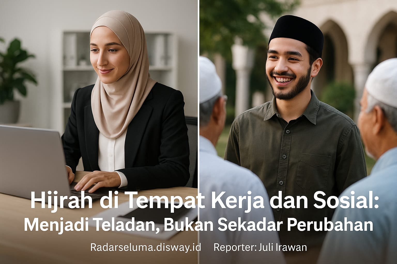 Hijrah di Tempat Kerja dan Lingkungan Sosial: Menjadi Agen Perubahan yang Berakhlak Mulia