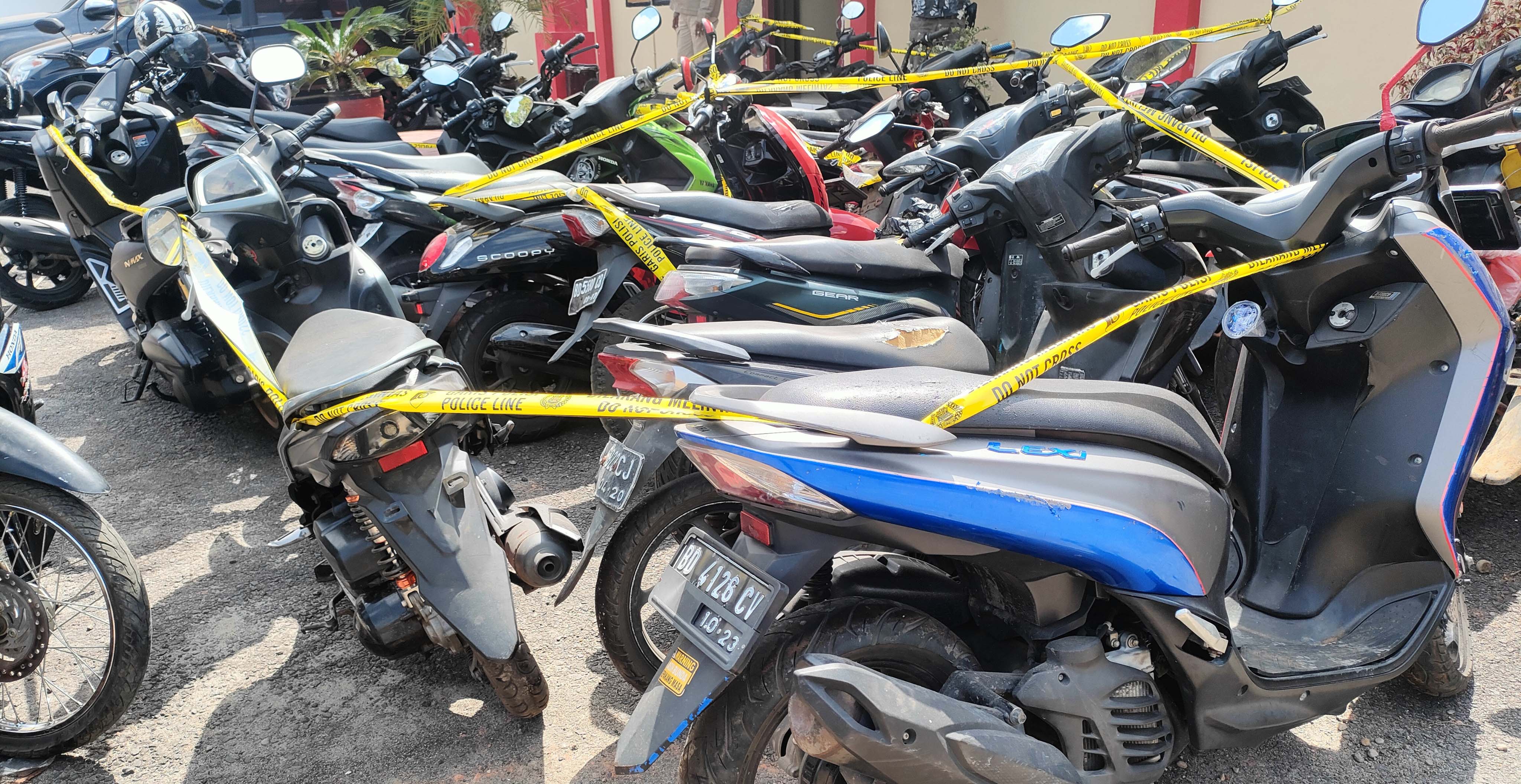 Gerebek Sabung Ayam, Polres Seluma Amankan 20  Motor