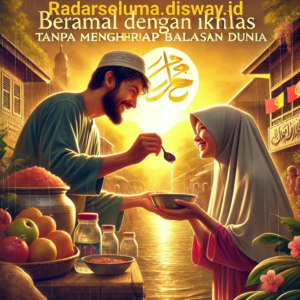 Beramal dengan Ikhlas Tanpa Mengharap Balasan Dunia