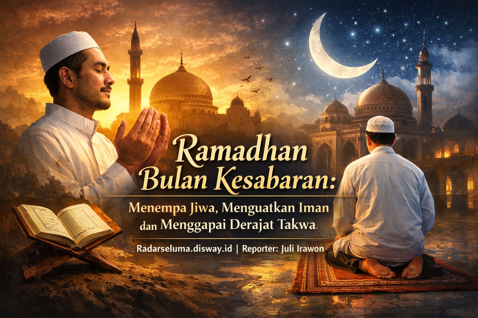 Ramadhan Bulan Kesabaran: Menempa Jiwa, Menguatkan Iman, dan Menggapai Derajat Taqwa