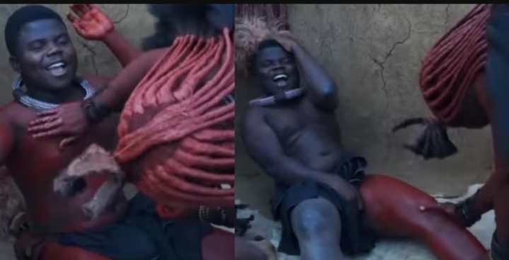 Uji Coba ke Namibia, Vlogger Ini Histeris Ketika Seorang Wanita Suku Himba Melayaninya 