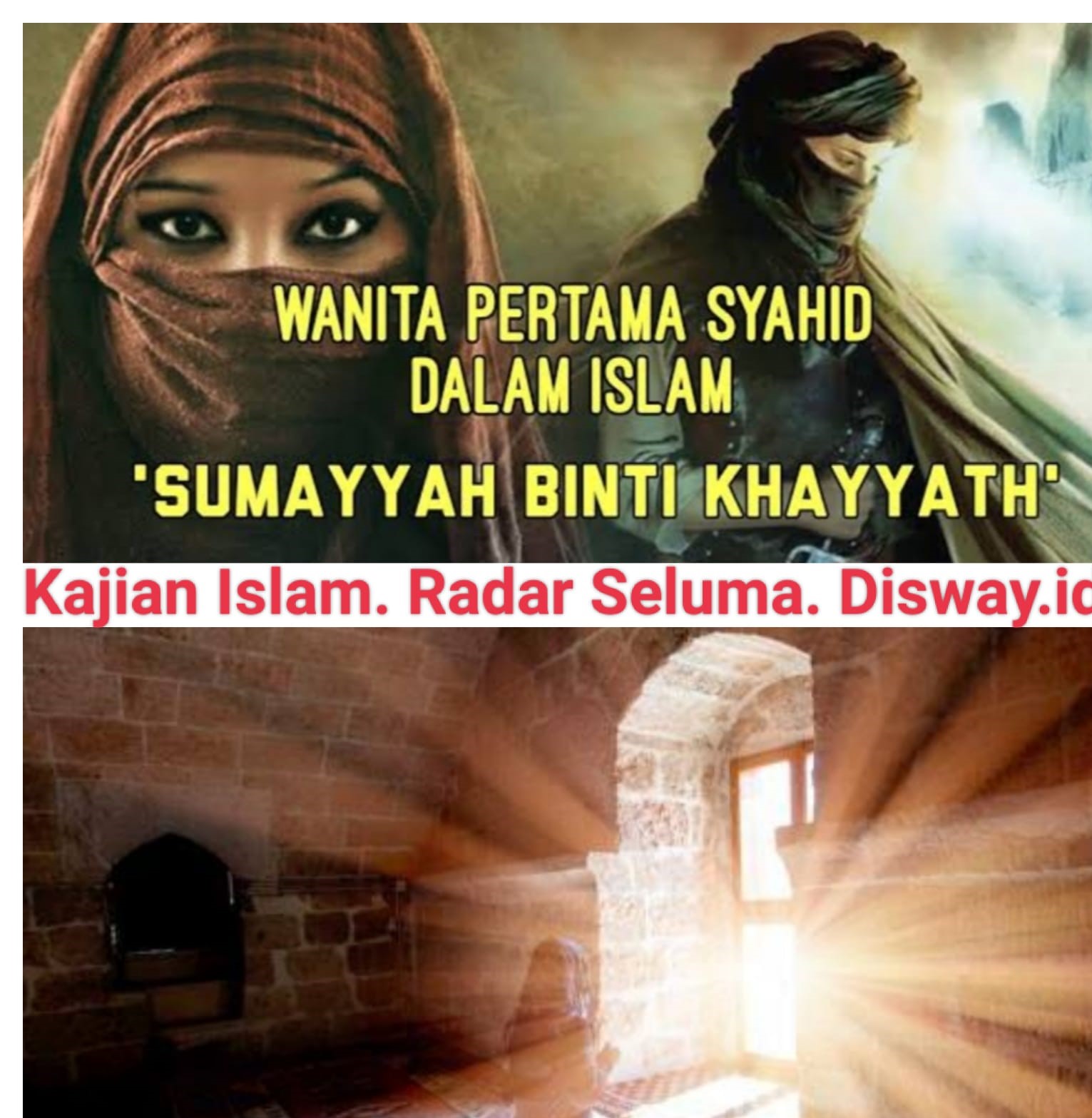  Orang Pertama yang Mati Syahid Itu Seorang Perempuan. Siapa  Dia..?? Yuk Simak.