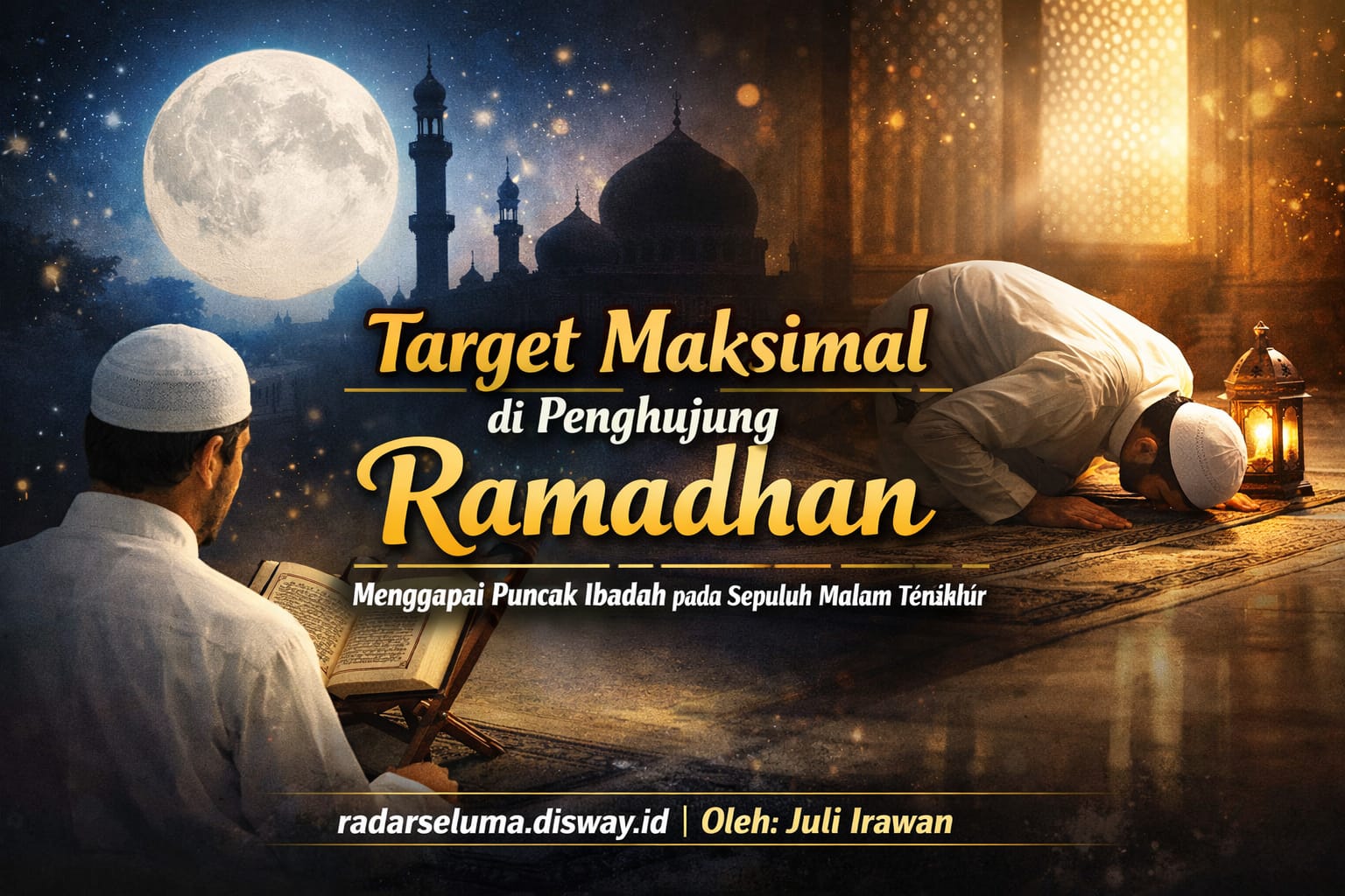 Target Maksimal di Penghujung Ramadhan: Menggapai Puncak Ibadah pada Sepuluh Malam Terakhir