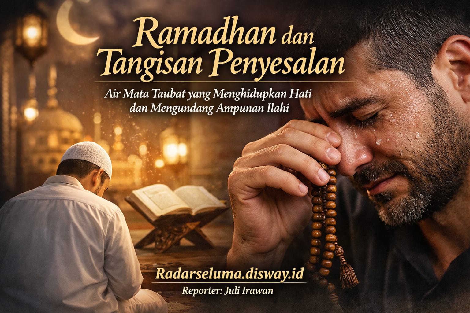 Ramadhan dan Tangisan Penyesalan: Air Mata Taubat yang Menghidupkan Hati dan Mengundang Ampunan Ilahi
