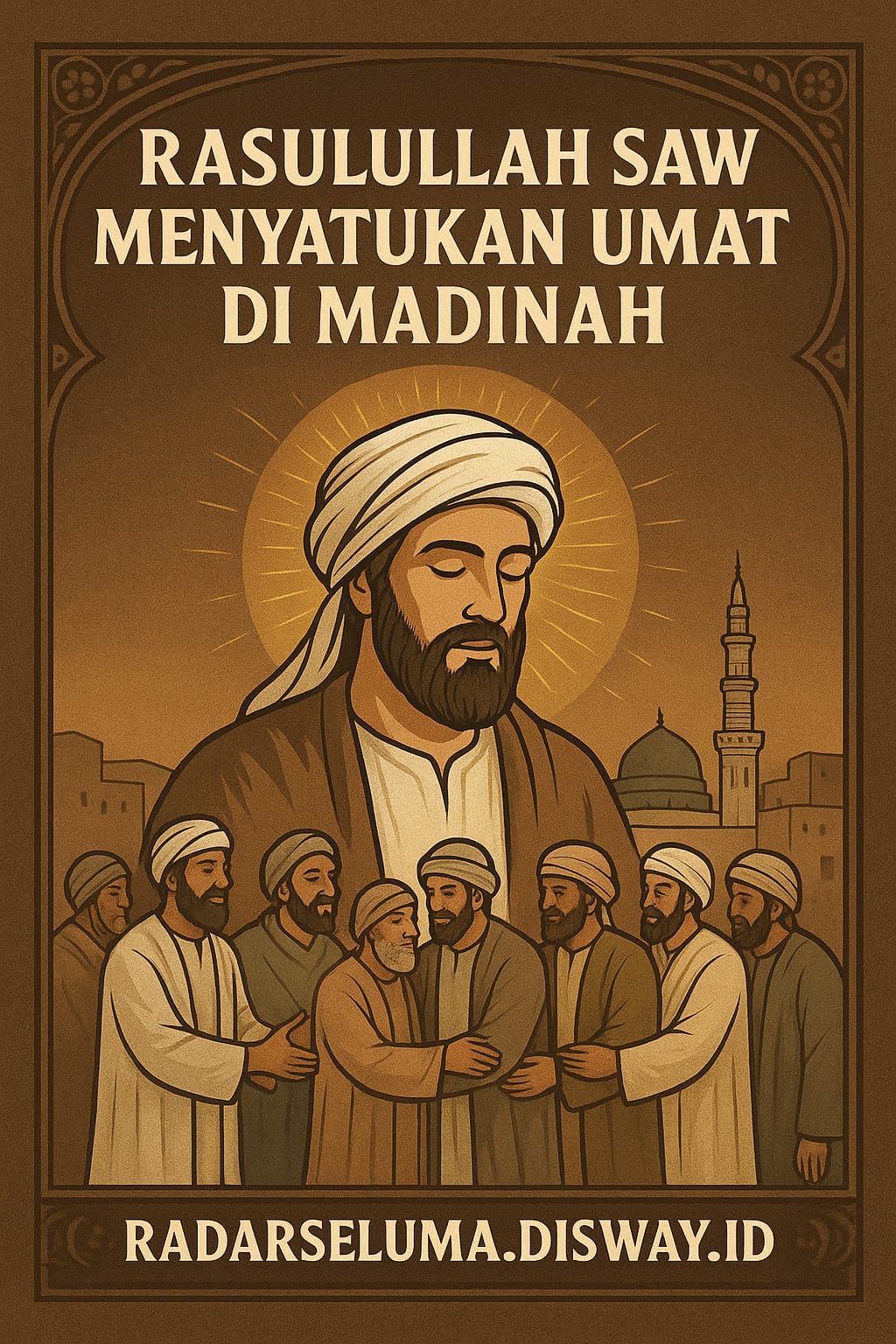 Rasulullah SAW dan Keberhasilannya Menyatukan Umat di Madinah: Teladan Persaudaraan dan Kepemimpinan yg Agung