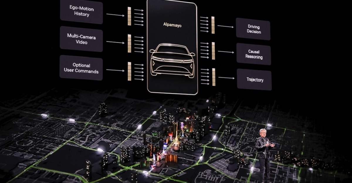 NVIDIA Pamerkan Alpamayo di CES 2026, Sistem AI yang Buat Mobil “Berpikir” dan Mengemudi Sendiri