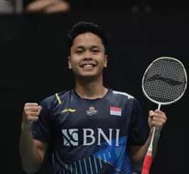  Ginting Juara Singapore Open 2023