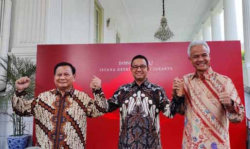  Usai Makan Siang, Ganjar Yakin Jokowi Dukung Jalannya Demokrasi di Pemilu 2024