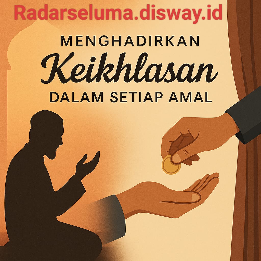 Menghadirkan Keikhlasan dalam Setiap Amal