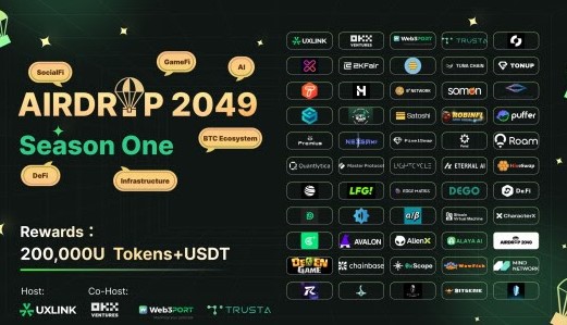  AIRDROP2049, Program Ekologi UXLINK! Raup 1 Juta Pengguna dari 190 Negara di Musim Pertama