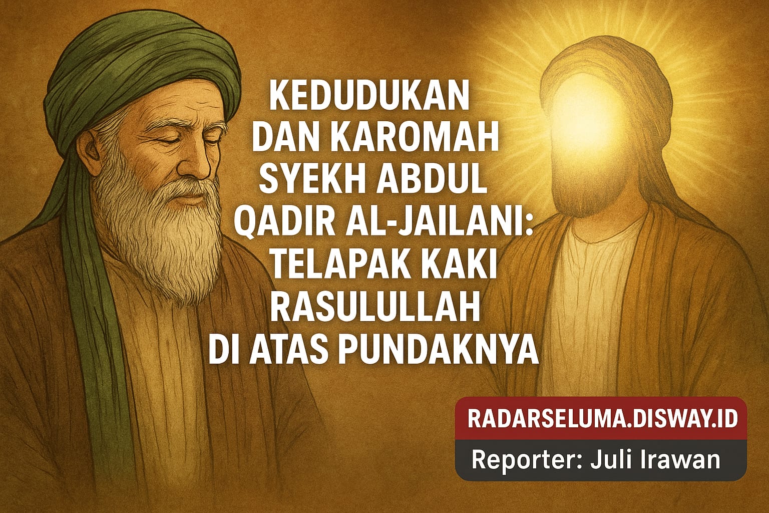 Kedudukan dan Karomah Syekh Abdul Qadir al-Jailani: Telapak Kaki Rasulullah di Atas Pundaknya