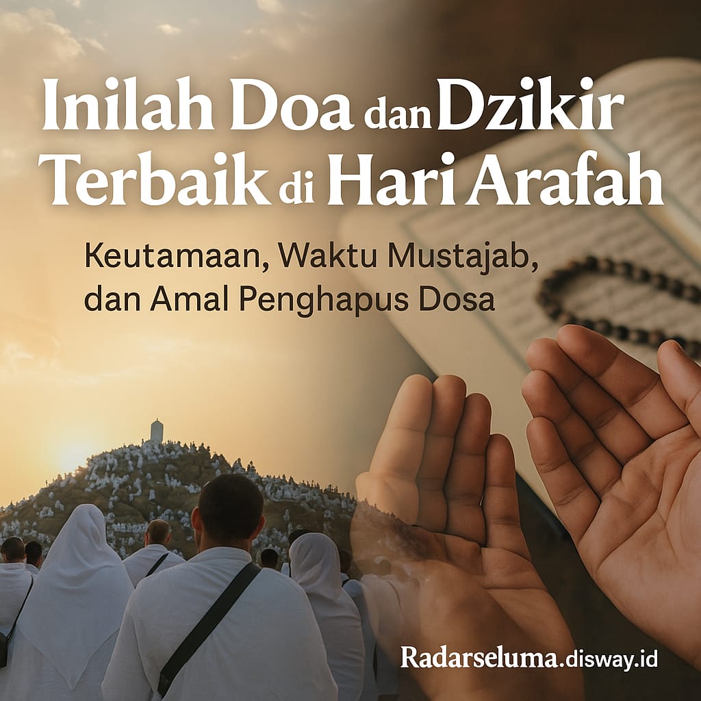 Inilah Doa dan Dzikir di Hari Arafah