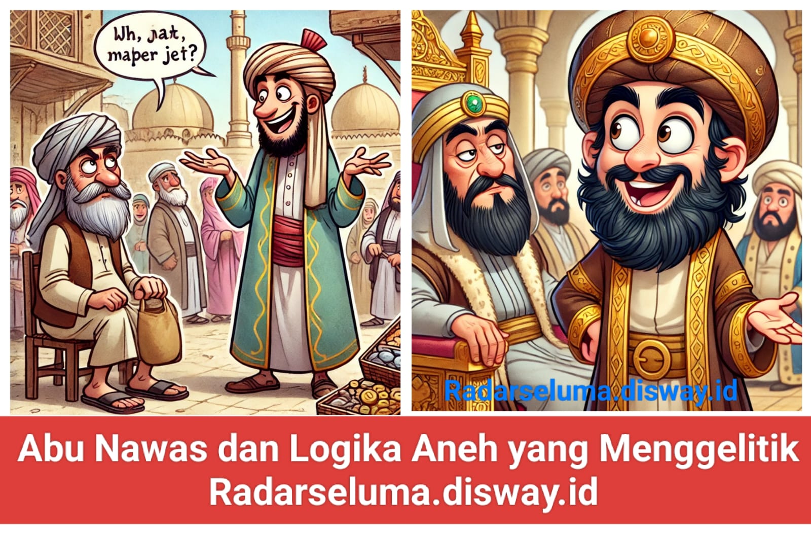 Abu Nawas dan Logika Aneh yang Menggelitik