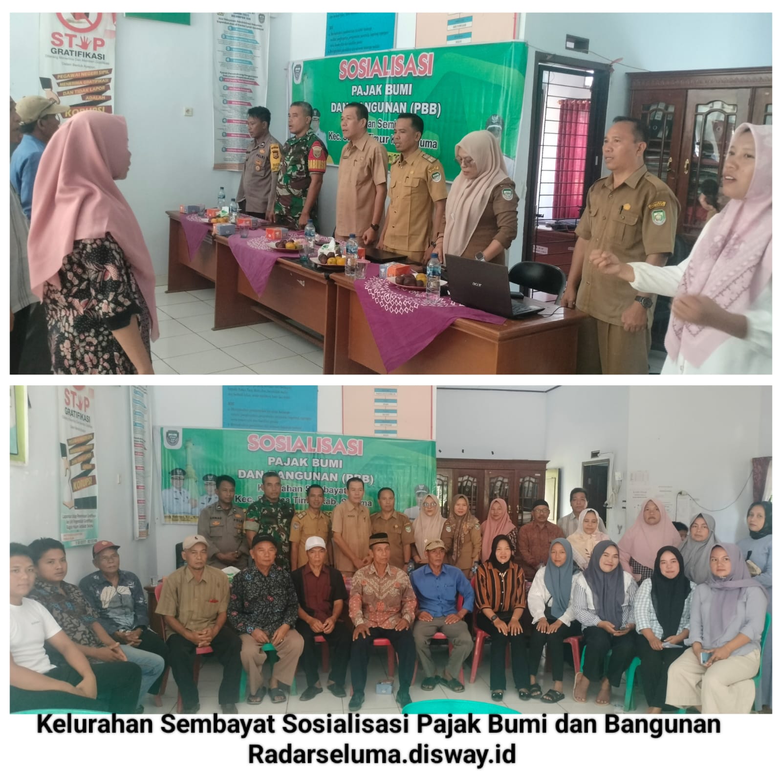 Kelurahan Sembayat Gelar Sosialisasi Pajak Bumi dan Bangunan Upaya Meningkatkan Kesadaran & Partisipasi Warga