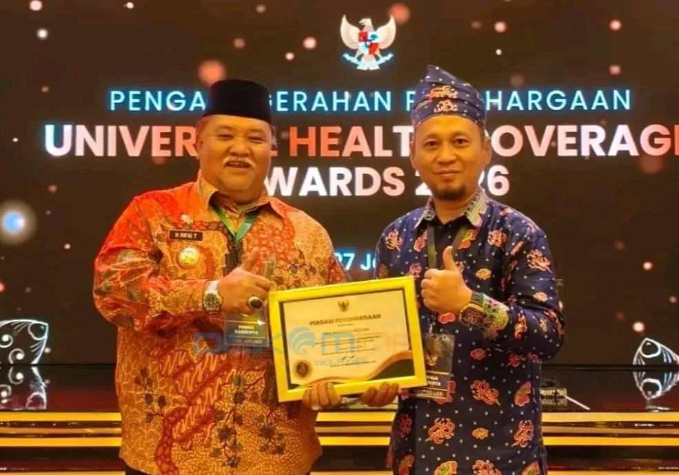  Pemkab BS  Raih Penghargaan UHC Kategori Pratama