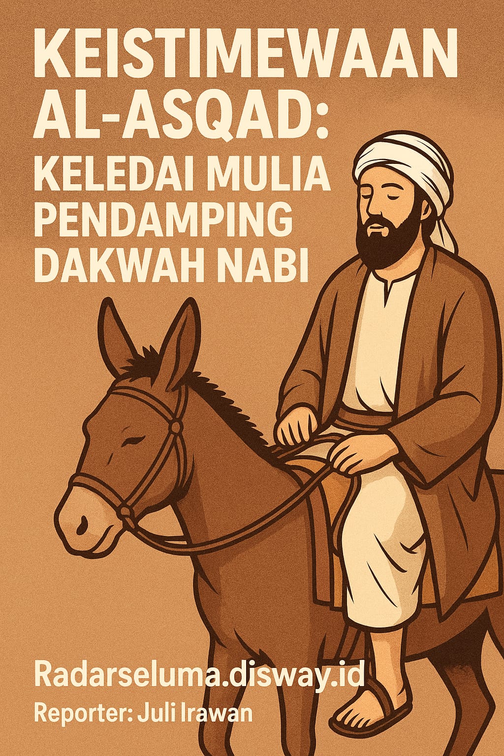 Keistimewaan Keledai Kesayangan Rasulullah SAW Bernama Al-Asqad: Kisah Istimewa Hewan yang Mendapat Doa Nabi