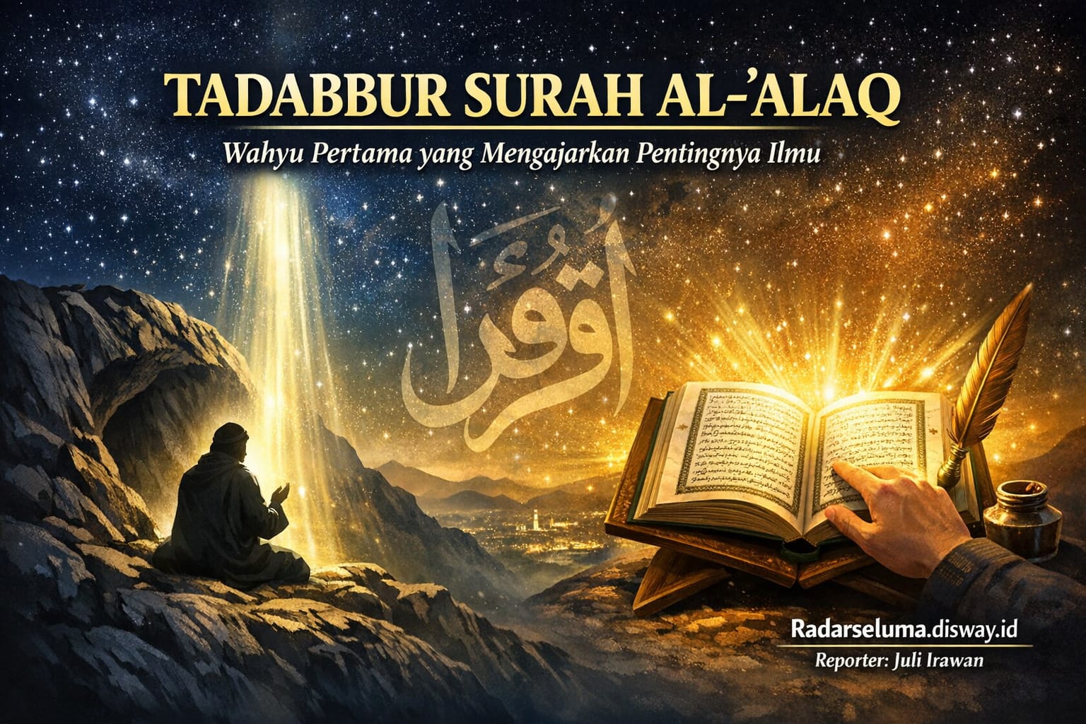 Tadabbur Surah Al-‘Alaq: Wahyu Pertama yang Mengubah Peradaban dan Mengajarkan Pentingnya Ilmu