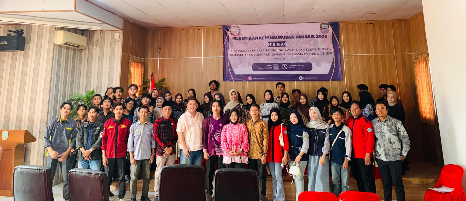 Himpunan Mahasiswa Seluma Kembali Bangkit, Pengurus Himasel Dilantik